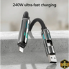 4-in-1 USB Fast Charging Cable - 240W [FREE SHIPPING ALL OVER UAE]
